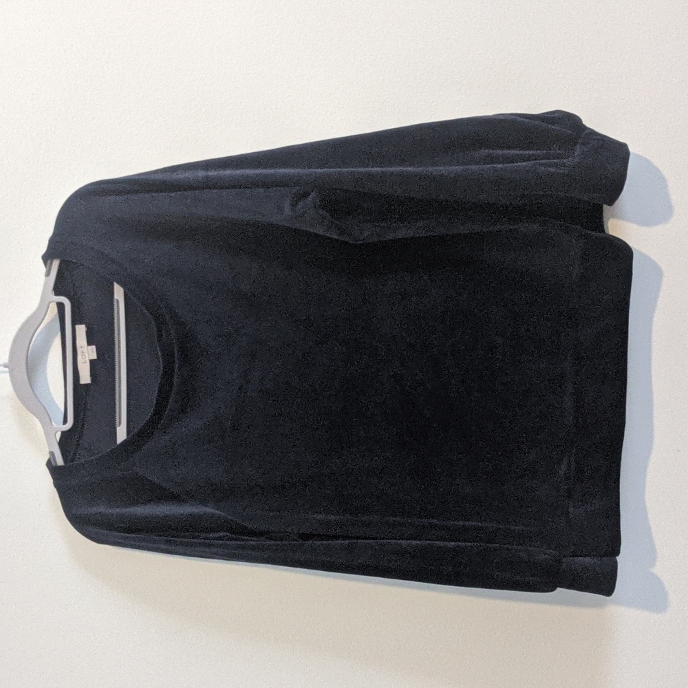Loft women's size large crew neck Navy sweater
